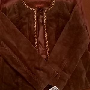 Halfulrnstein Dark Green Genuine Leather Jacket